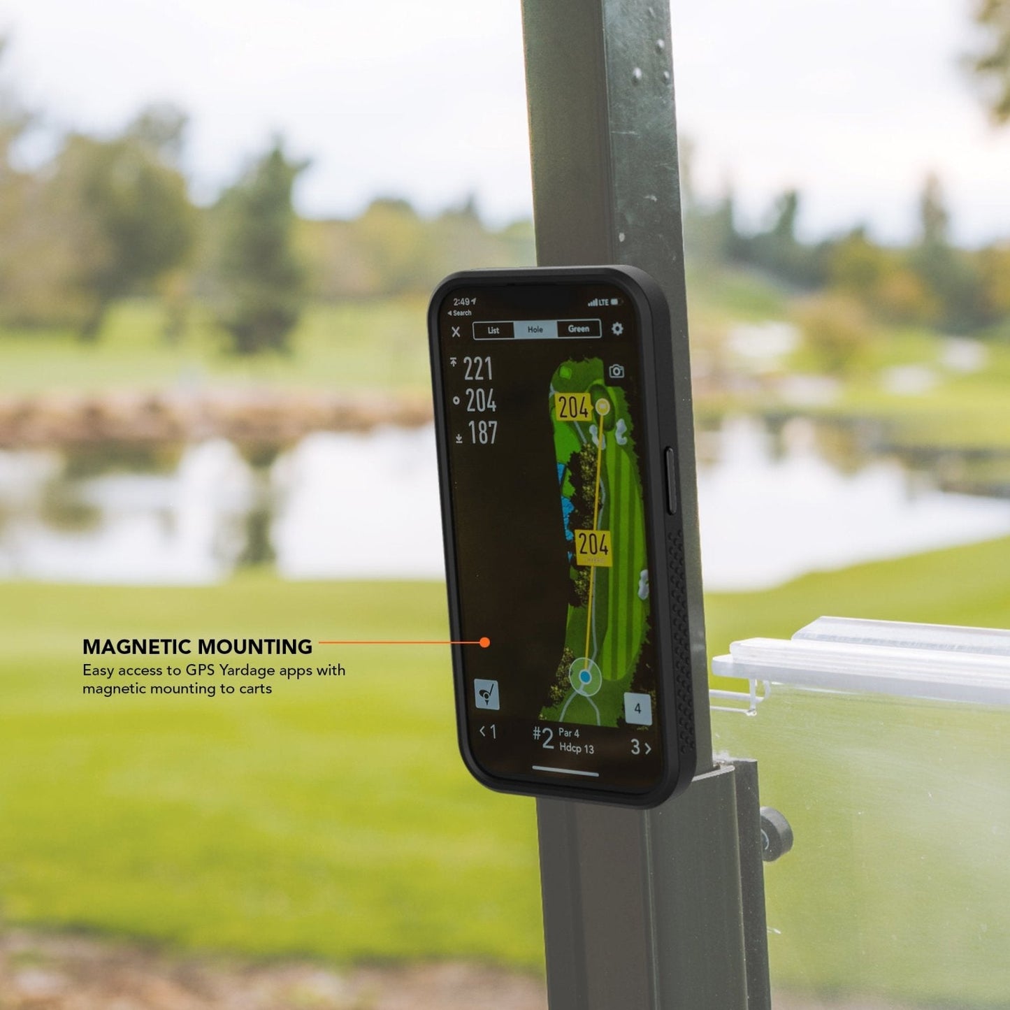 iPhone 15 Pro Max | Eagle 3™ Magnetic Golf Clear Phone Case